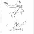 VS1400GLP Prop stand - rear brake
