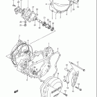 RM125 Crankcase cover- water pump