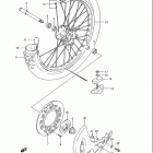 RM125 Переднее колесо