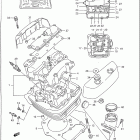 VS1400GLP Головка цилиндров (передняя)