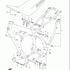 RM250 Frame - seat (model p)