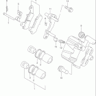 DR650SE Задний суппорт