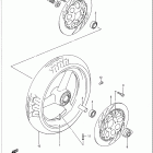 GSX-R750W Front wheel (model r / s)