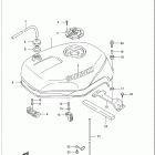 GSX-R750W Fuel tank (model r)