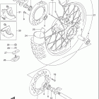 DR250 Заднее колесо