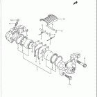 VX800 Rear caliper (model l / m / n)