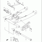 GSF400 BANDIT Маятник задний