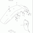 DR250 Rear fender - label