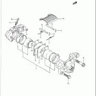 VX800 Суппорт задний тормозной  (model p)