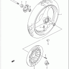 GSF400 BANDIT Переднее колесо