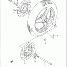 GSX1100F Переднее колесо