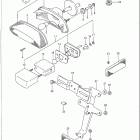 VX800 Задний фонарь