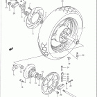 GSX1100F Заднее колесо