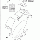 GSF400 BANDIT Заднее крыло