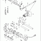 GSX-R600W Механизм  переключения передач