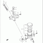 GSX-R600W Главный тормозной цилиндр,передний