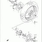 GSF400 BANDIT Заднее колесо