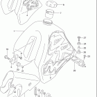 DR250 Fuel tank (model n / p)