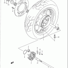 GSX1100G Заднее колесо
