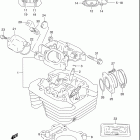 DR250 Головка цилиндра