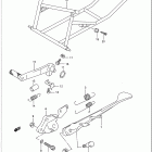 GSX-R600W Подножка