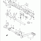GSX1100F Механизм  переключения передач