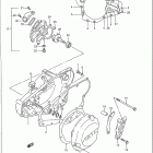 RM250 Crankcase cover- water pump (model k)