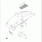 RM250 Rear fender (model k / l / m)