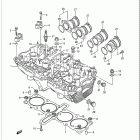 GSX-R1100 Головка цилиндра