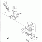 GSX-R750 Главный тормозной цилиндр,передний