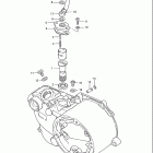 JR50 Clutch cover - oil pump