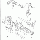 RM125 Механизм  переключения передач