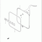 RM125 Front number plate