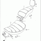 VS750GLP Сидение