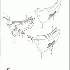 VS750GLP Обтекатель рамы