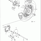 VS750GLP Заднее колесо