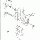 RM125 Front caliper (model k / l)