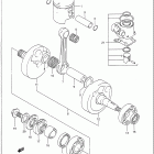 RM125 Crankshaft (model m)