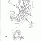 RM125 Переднее колесо
