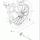 DR650S Переднее колесо