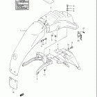 DR650S Заднее крыло