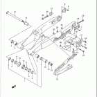 RM125 Rear swinging arm (model k)