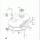 GSX-R750 Fuel tank (model l)