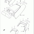 GSX-R750 Seat tail cover (model j)