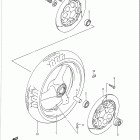 GSX-R750 Front wheel (model l)