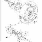 GSX-R750 Rear wheel (model j / k)