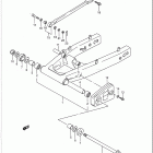 GSX-R750 Rear swinging arm (model j / k)