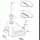 DR100 Fuel tank (model f / g / h)