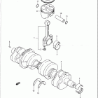 GSX-R750 Crankshaft (model j / k)