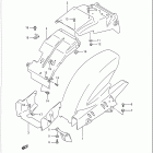 GSX-R750 Rear fender (model l)